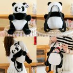 Cartoon Panda Backpack Plush 45cm