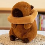 Cute Chubby Capybara Plush Toast 45cm