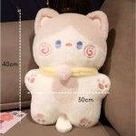 40CM Plushie Soft Stuffed Cat – Cream