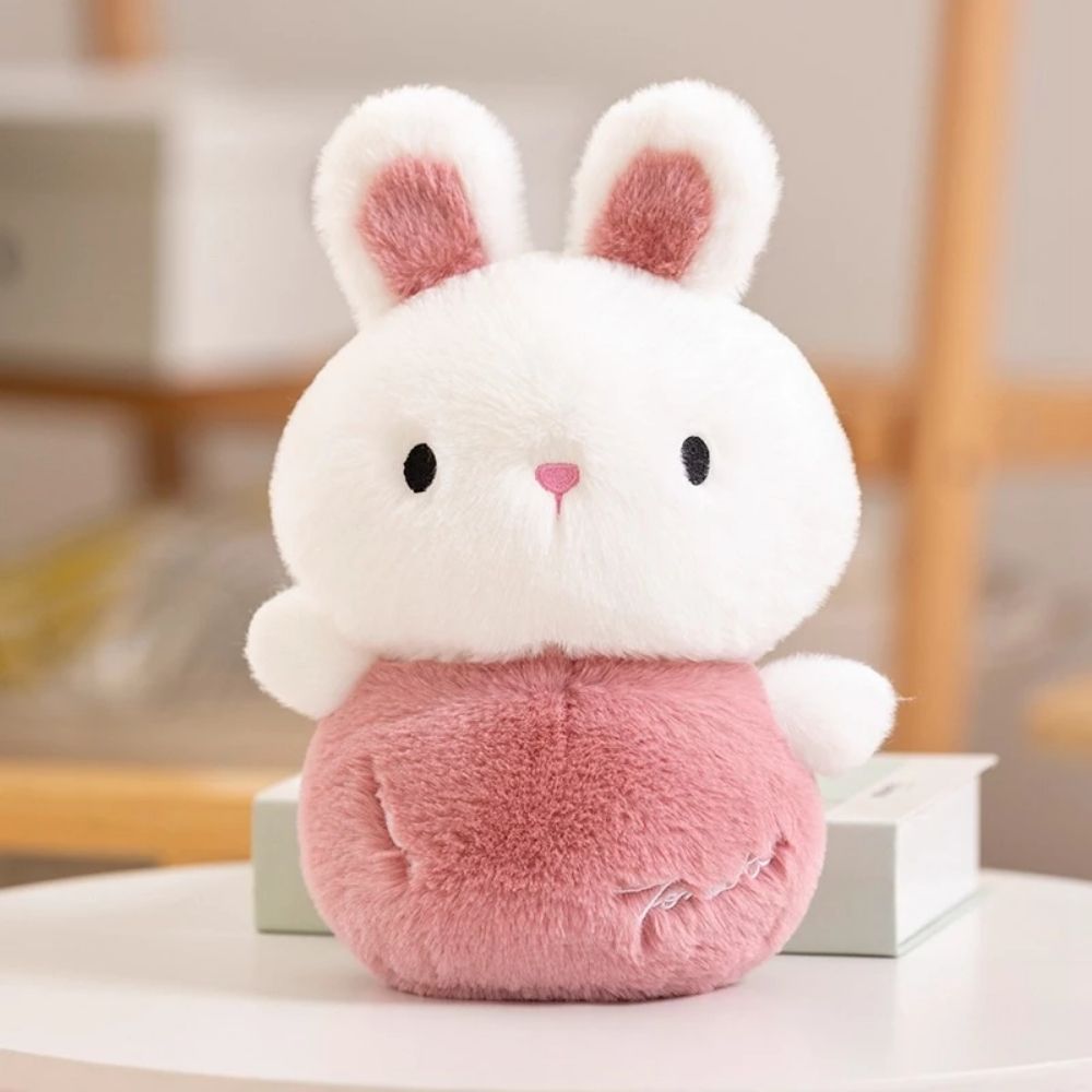EDOLL (23) 30CM Rabbit Bunny Plush – Dark Pink - Image 1