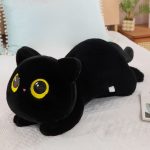 90CM Papa Cat Plushie – Black
