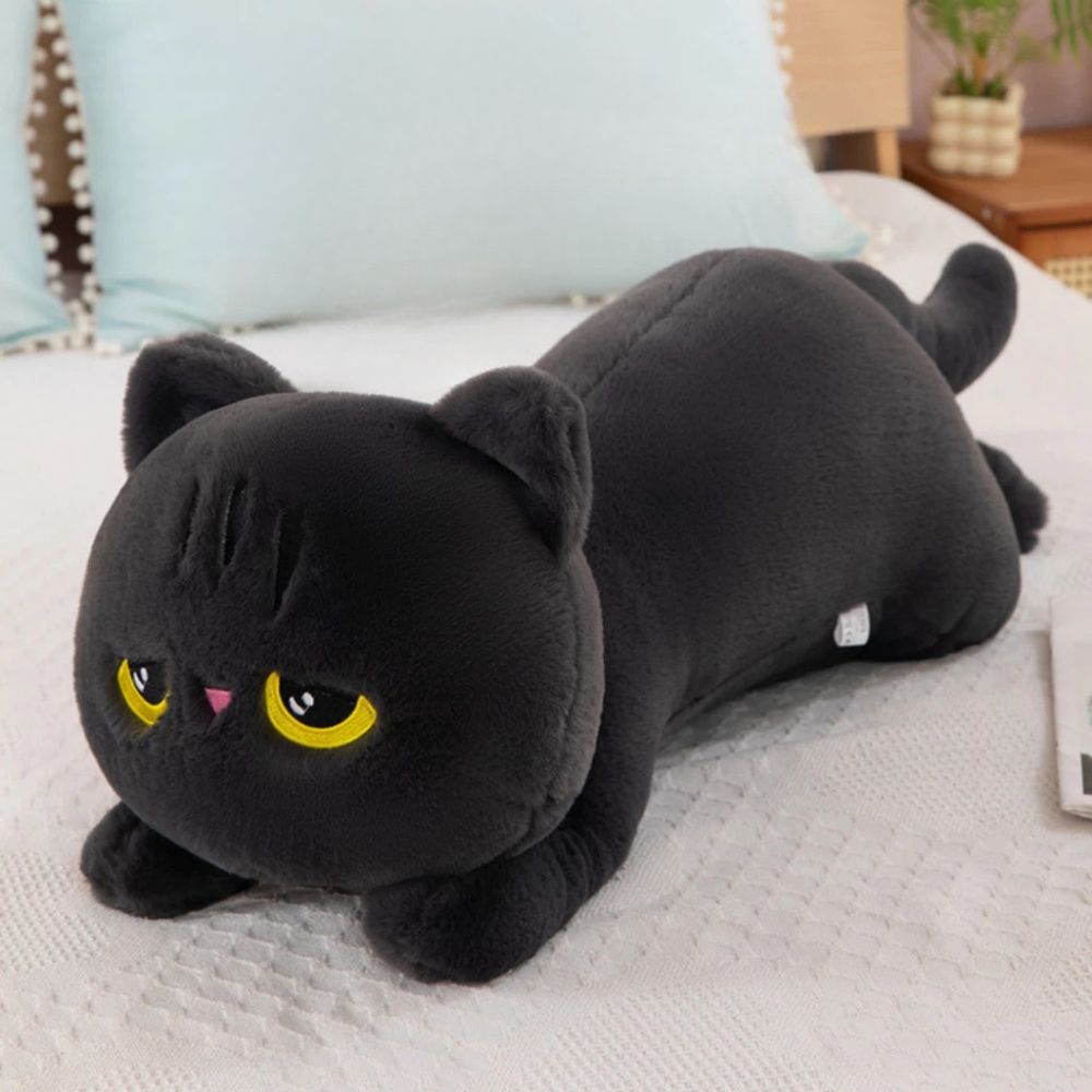 EDOLL (27) 90CM Papa Cat Plushie – Grey - Image 1
