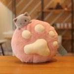 Cat Paw Pillow Plush Toy – Pink