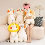 75cm Cat Plush Soft Stuffed Toy – Sleepy Face - Image 2
