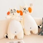 75cm Cat Plush Soft Stuffed Toy – Sleepy Face - Image 3