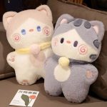 40CM Plushie Soft Stuffed Cat – White - Image 3